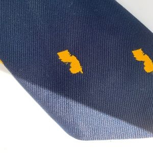 State of New Jersey tie navy blue